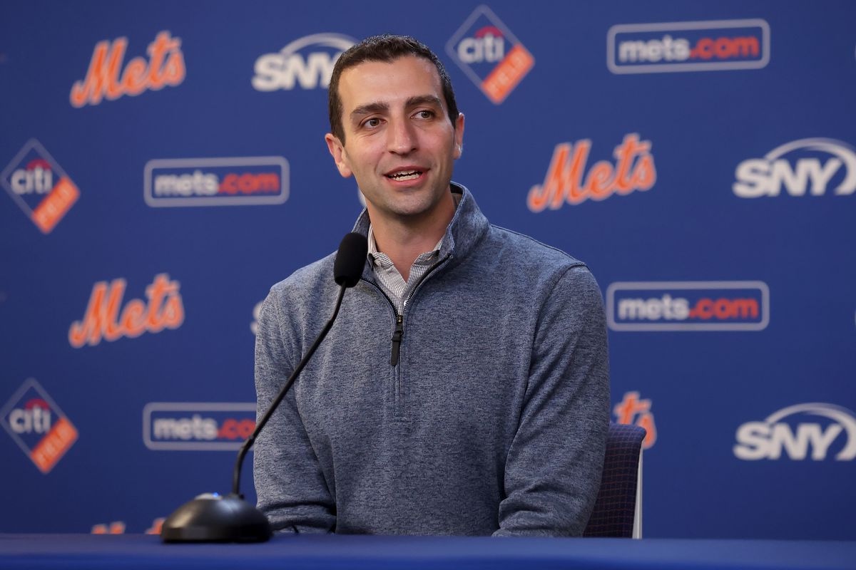 New York Mets’ President of Baseball Operations David Stearns in a press conference on October 23rd, 2024.